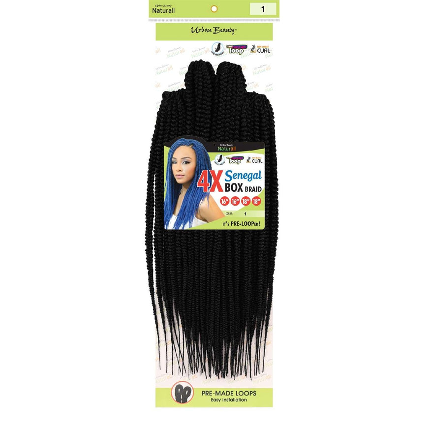 4X Senegal Box Braid Multi Pack-1 Urban Beauty