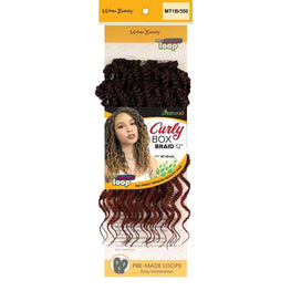 Synthetic Box Braid Curly Style 12 Inch Mt1B350 Urban Beauty