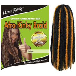 Synthetic Kinky Twist Braid Marley Braid Color-P1B27 Urban Beauty