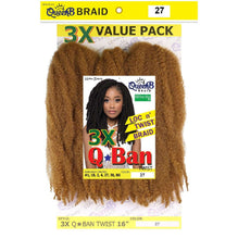 Synthetic Queen B 3X Q-Ban Twist Color #27