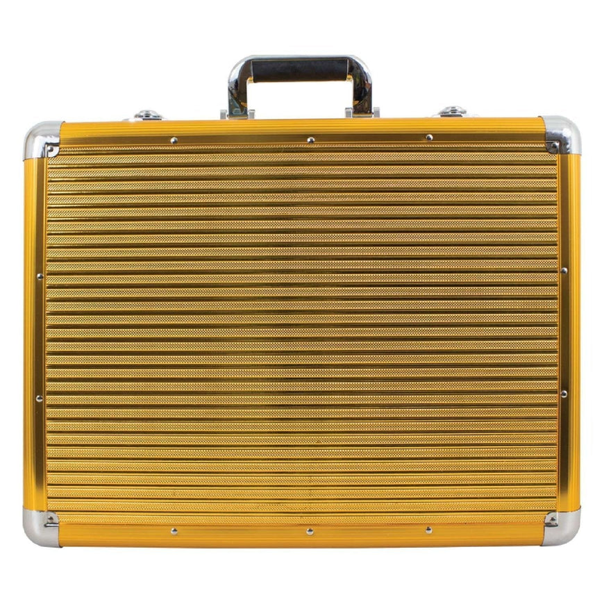 Vincent Hard Back Briefcase Style Large Mastercase Gold VINCENT
