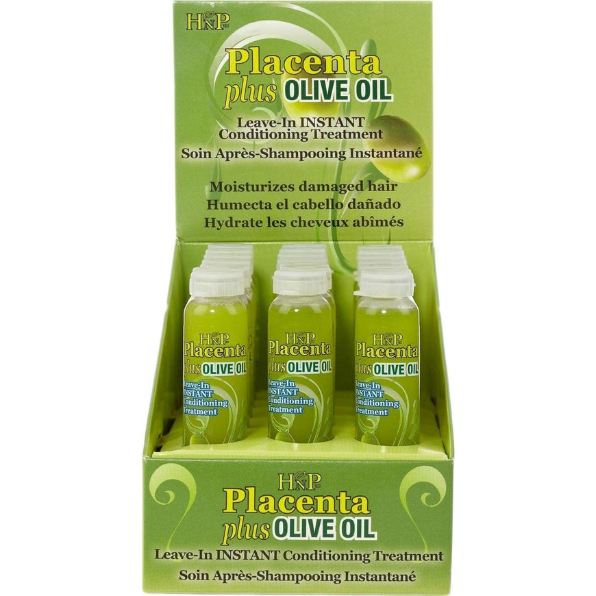 Hnp Placenta Super Hair Repair 18-Piece Display Hask