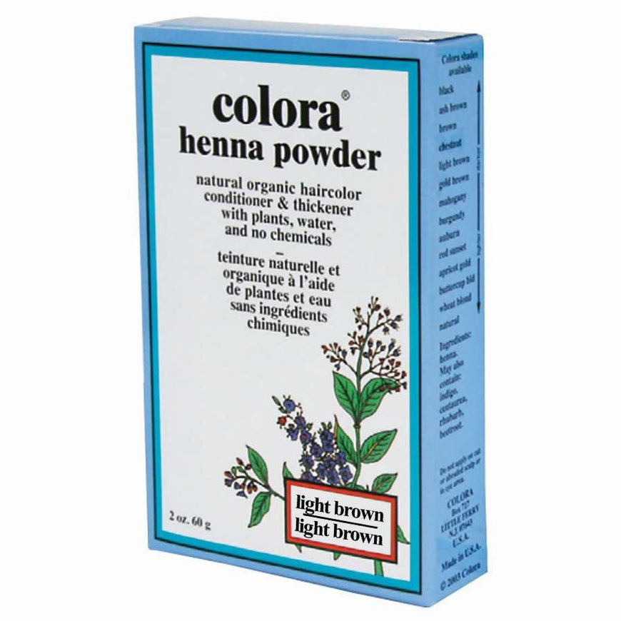 Colora Henna Powder  Light Brown Colora