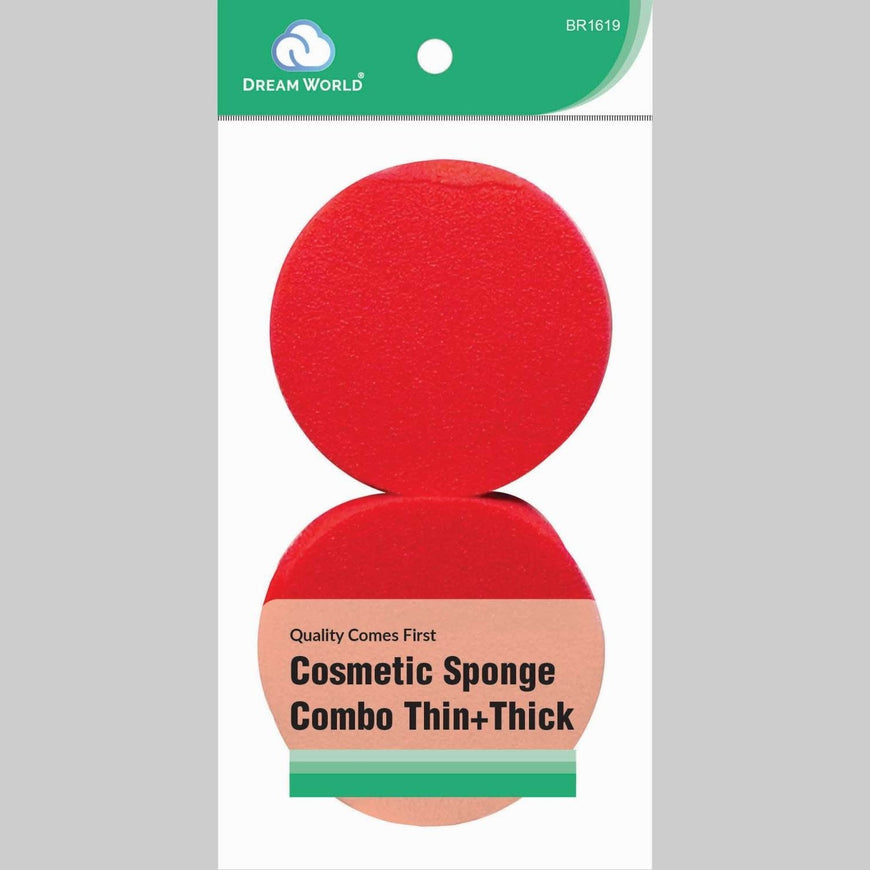 Brittny Cosemtic Sponge Rubber Red 2-Piece Pack BRITTNY
