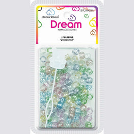 Chloe Bead 2100 Rnd Glitter Clear Assort CHLOE