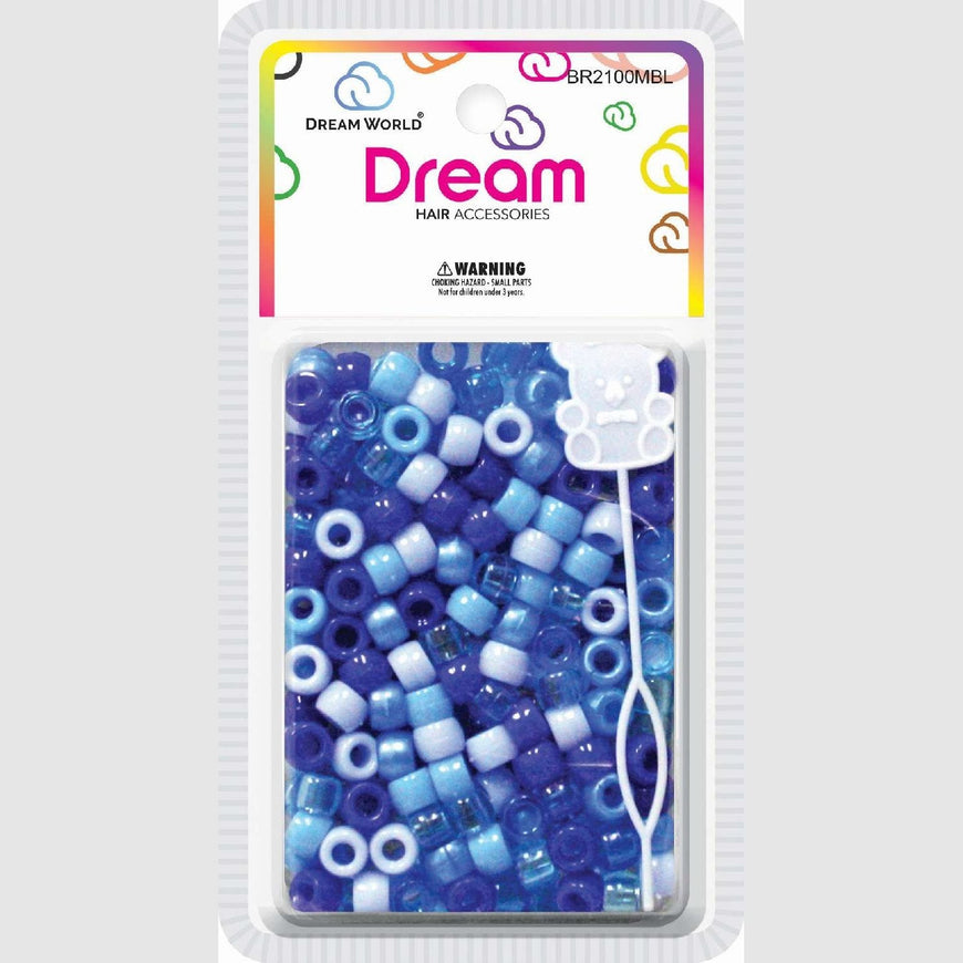 Chloe Bead Round 200 Mix Blue CHLOE