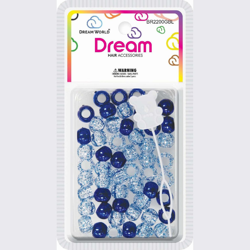 Chloe Bead 2200 Round Glitter Blue CHLOE
