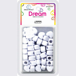Chloe Bead Heart Big White CHLOE