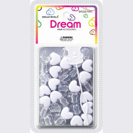 Chloe Bead Heart Big Whiteclear CHLOE