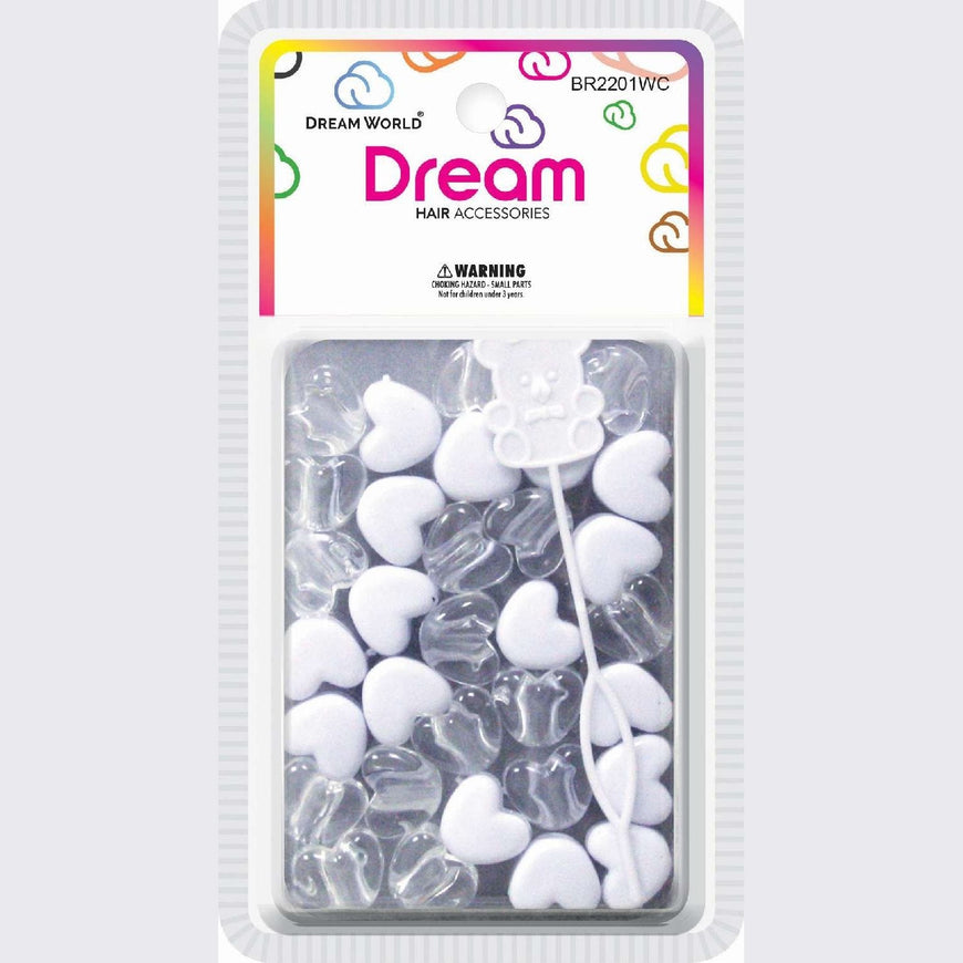 Chloe Bead Heart Big Whiteclear CHLOE