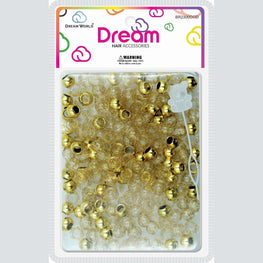 Chloe Bead 2300 Round  Glitter Gold Assort CHLOE
