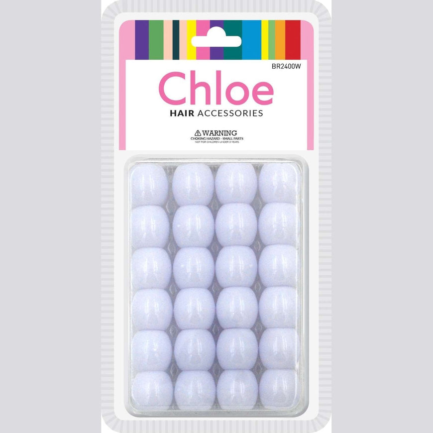 Chloe Bead Round Jumbo White CHLOE