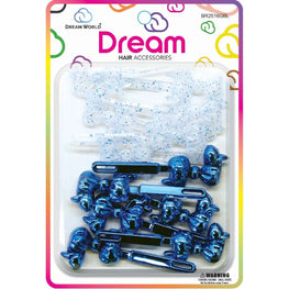 Chloe Barrett 16 Chubby Ribbon Glitter Blue CHLOE