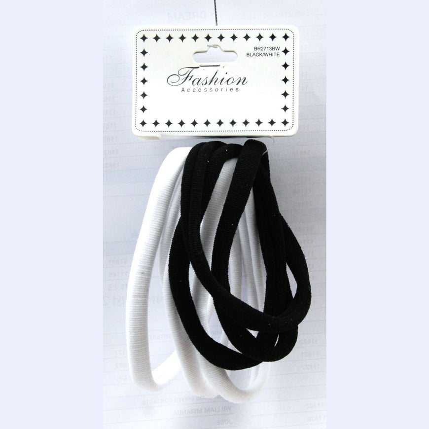 Chloe Hair Band X-Large Black  White CHLOE