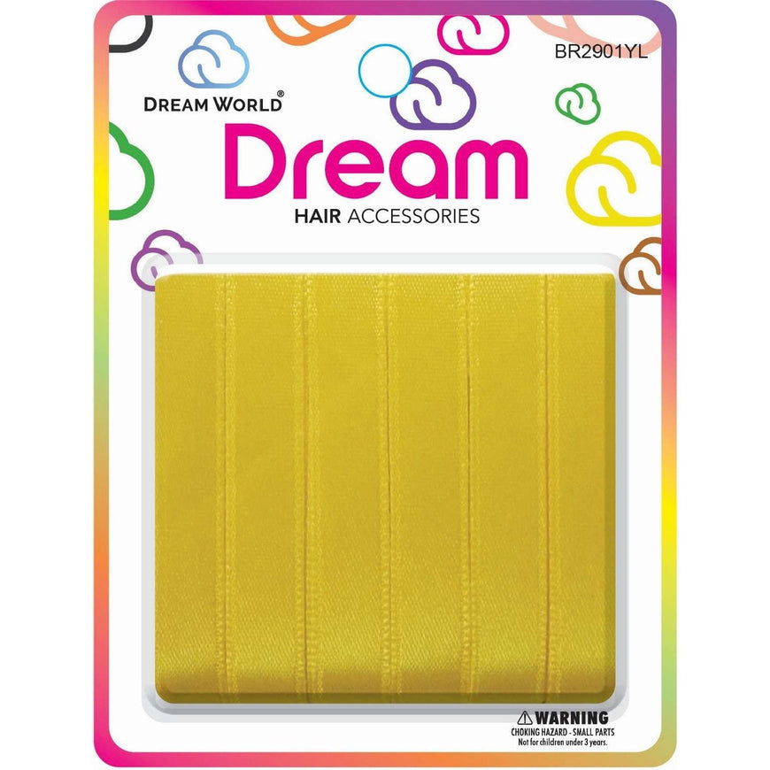 Chloe Hair Ribbon Yellow 6Pc CHLOE