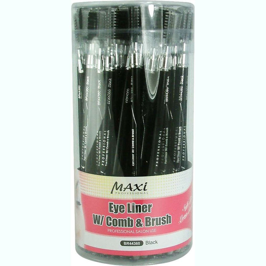 Brittny Eyeliner W Comb  Brush  Black BRITTNY