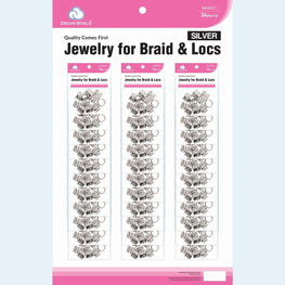 Brittny  Jewelry Braids  Locs Silver BRITTNY