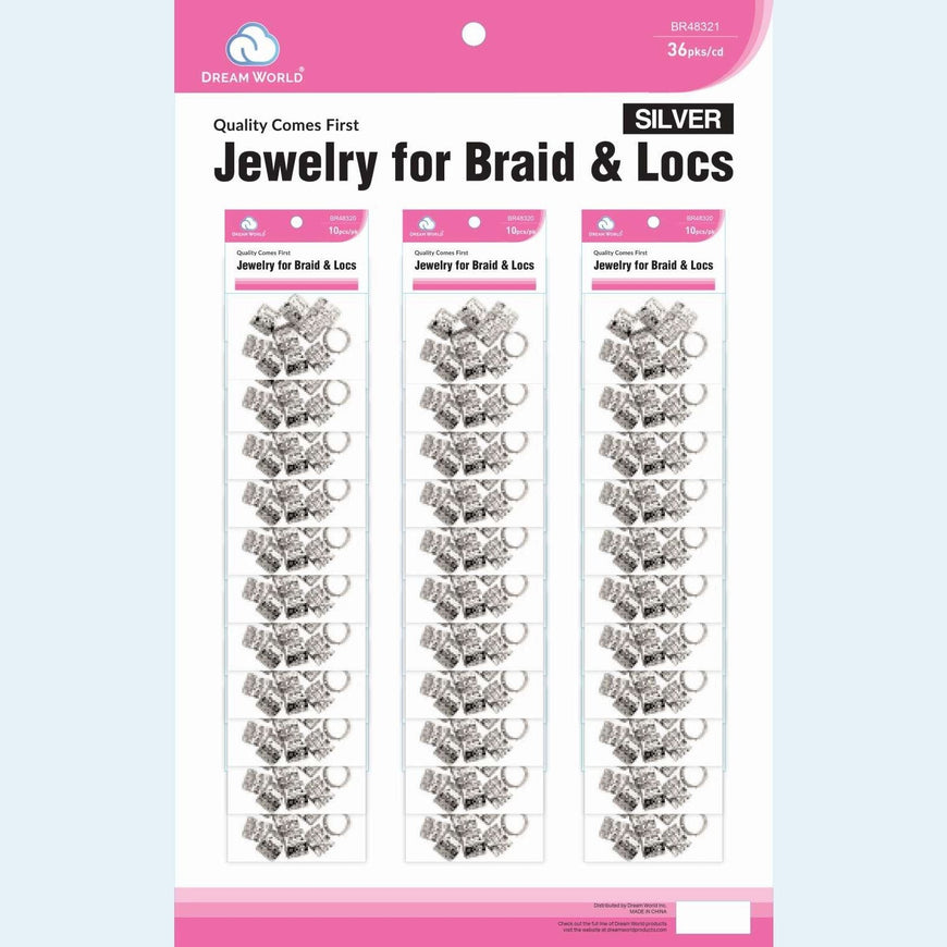 Brittny  Jewelry Braids  Locs Silver BRITTNY