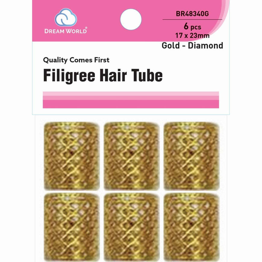 Brittny Hair Accessories Filigree Tube Diamond BRITTNY