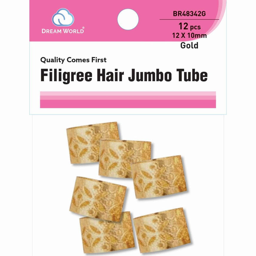 Brittny Hair Accessories Filigree Tube Jumbo BRITTNY
