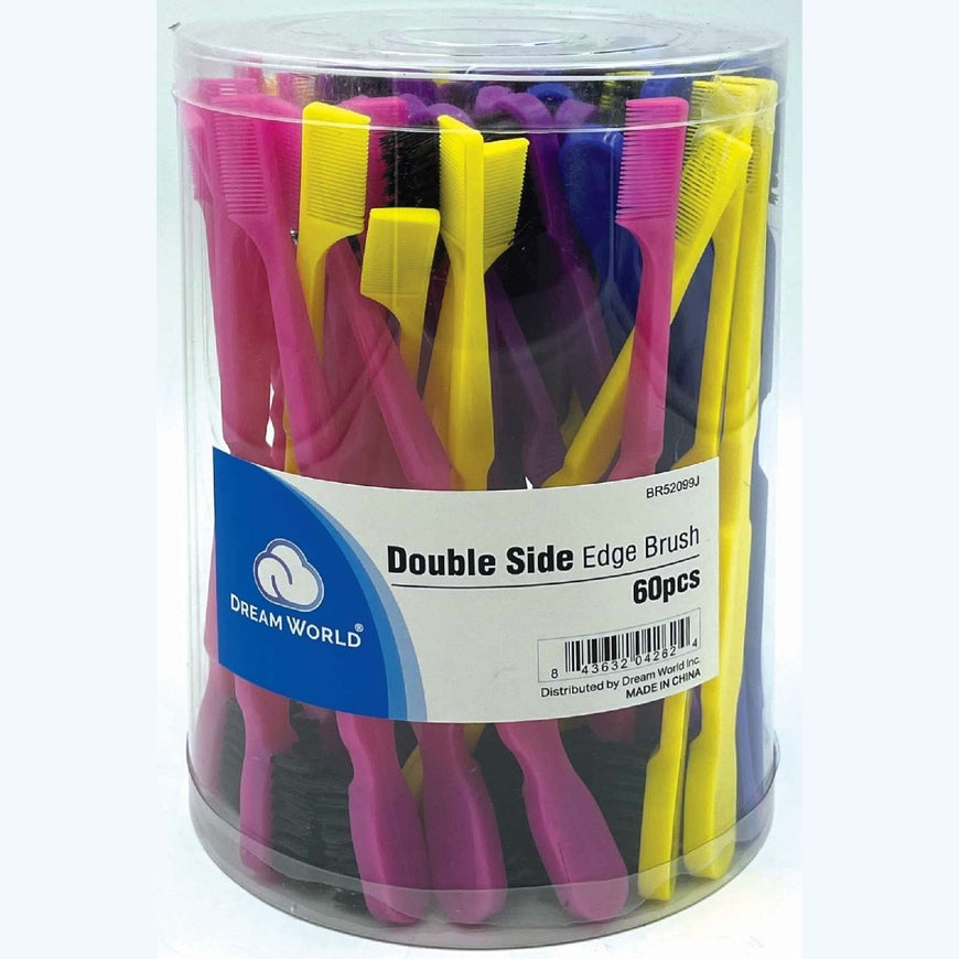 Br  Edge Brush Double Sided 48Jar BRITTNY