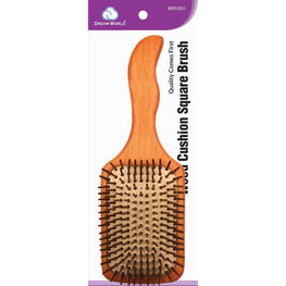Brittny Brush Wood Cushion Square BRITTNY