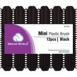 Brittny Plastic L-70 Mini Brush  Black BRITTNY