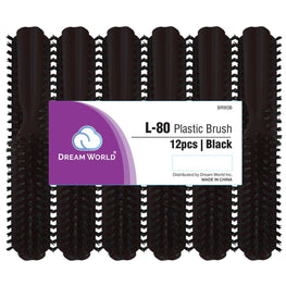 Brittny Plastic L-80 Brush  Black BRITTNY