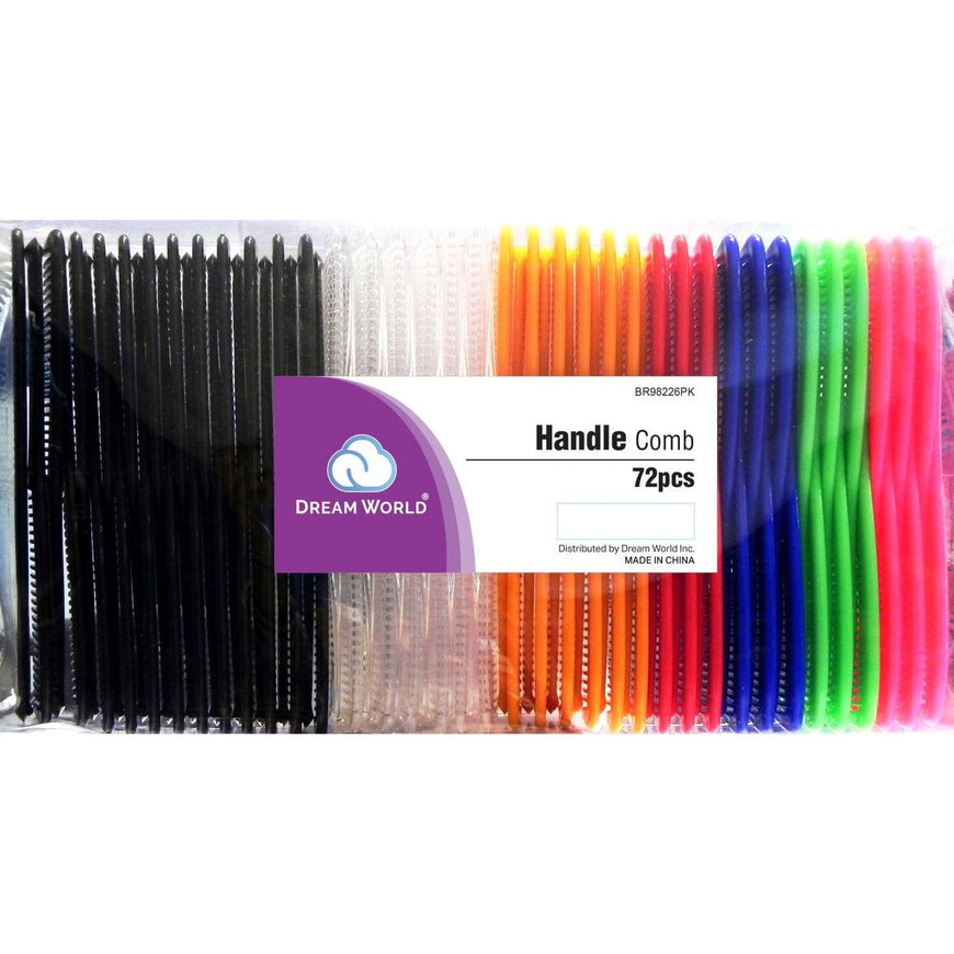 Brittny Bulk Handle Comb 72-Piece Pack BRITTNY
