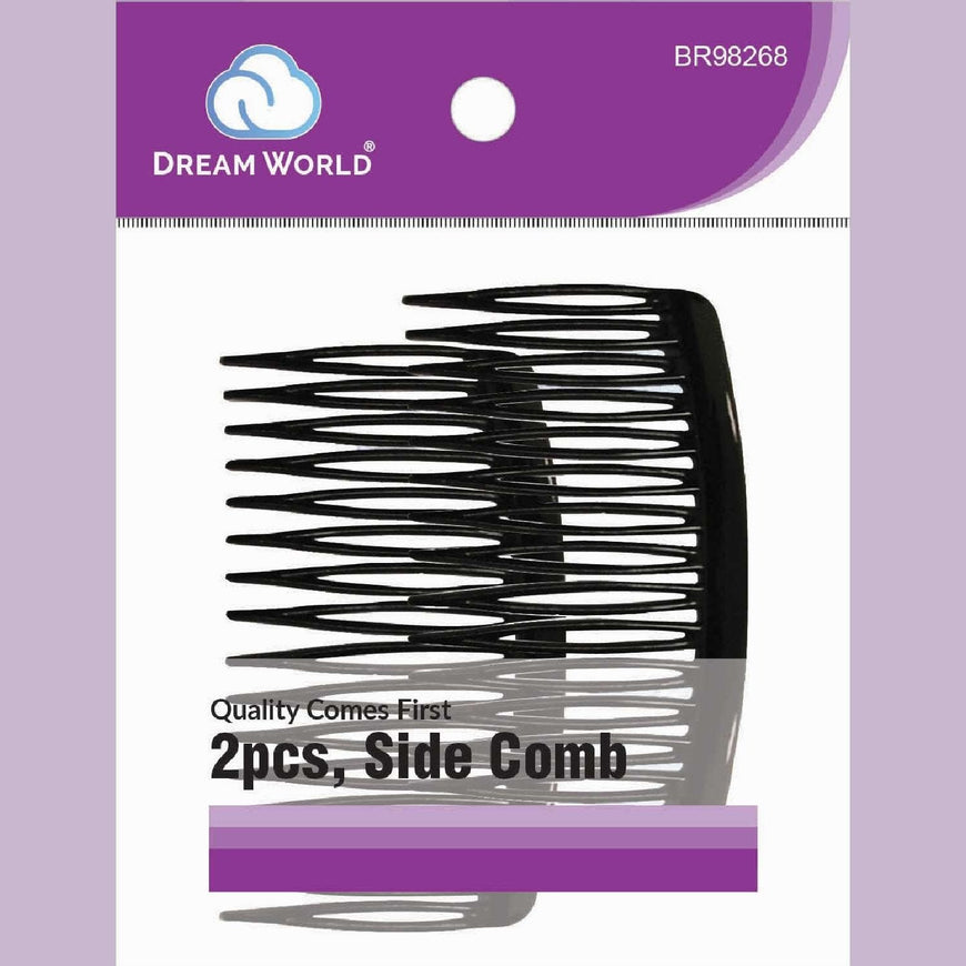 Brittny Comb Side 2Pcs Bk BRITTNY