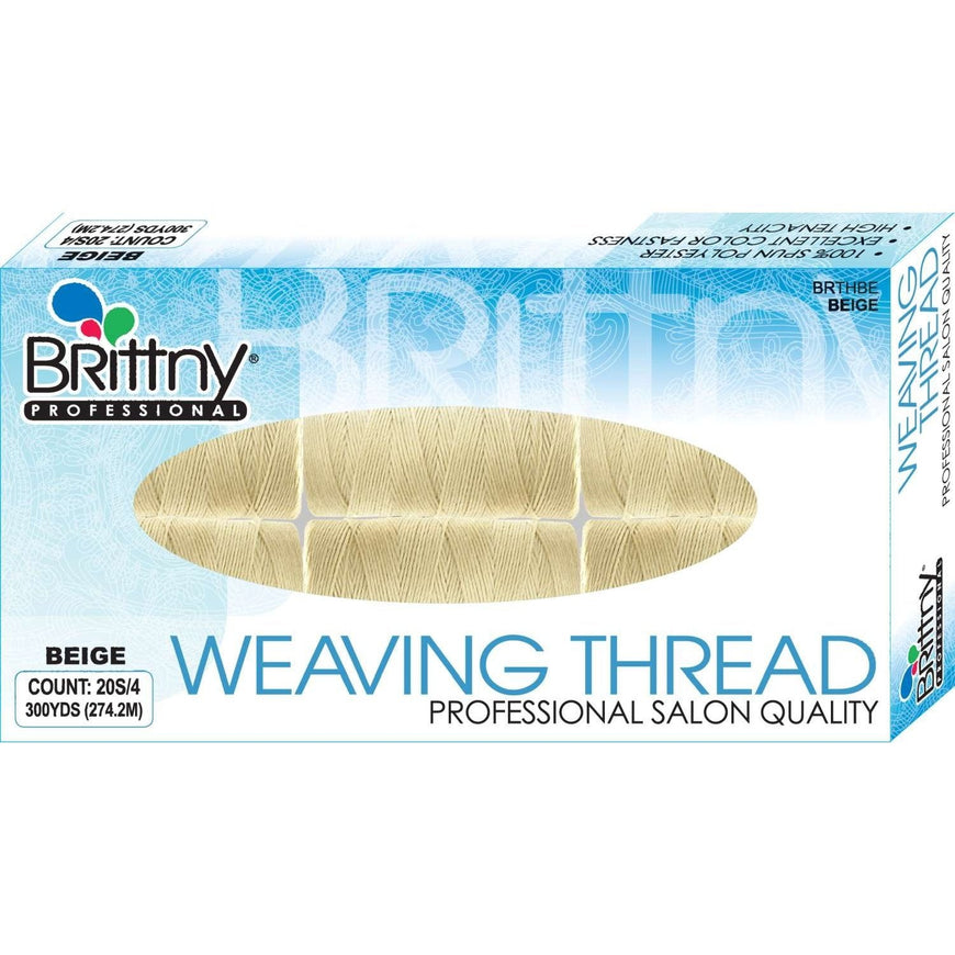 Brittny Weaving Thread 300 Yards  Beige BRITTNY