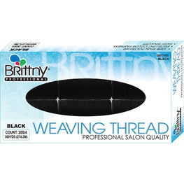 Brittny Weaving Thread 300 Yards  Black BRITTNY