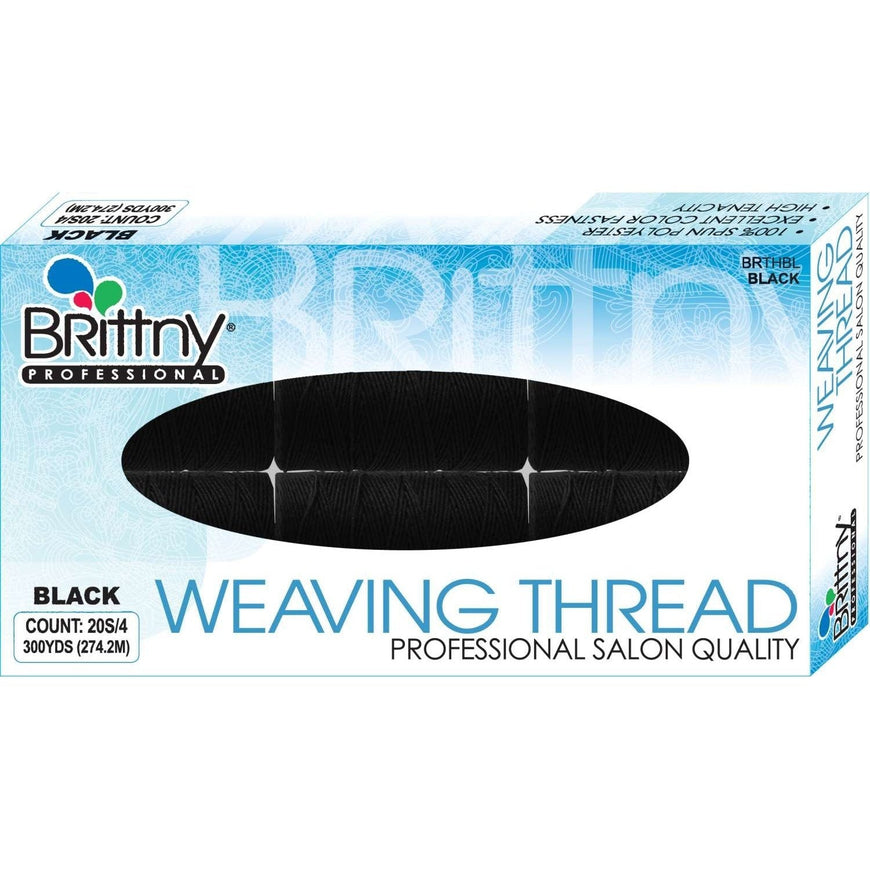 Brittny Weaving Thread 300 Yards  Black BRITTNY