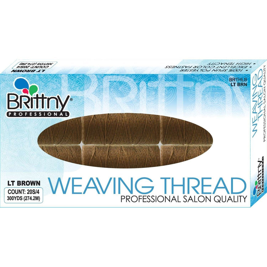Brittny Weaving Thread 300 Yards  Light Brown BRITTNY