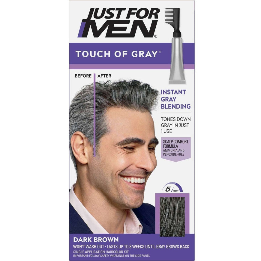 Just For Men Touch Of Gray  Dark Brown Just For Men