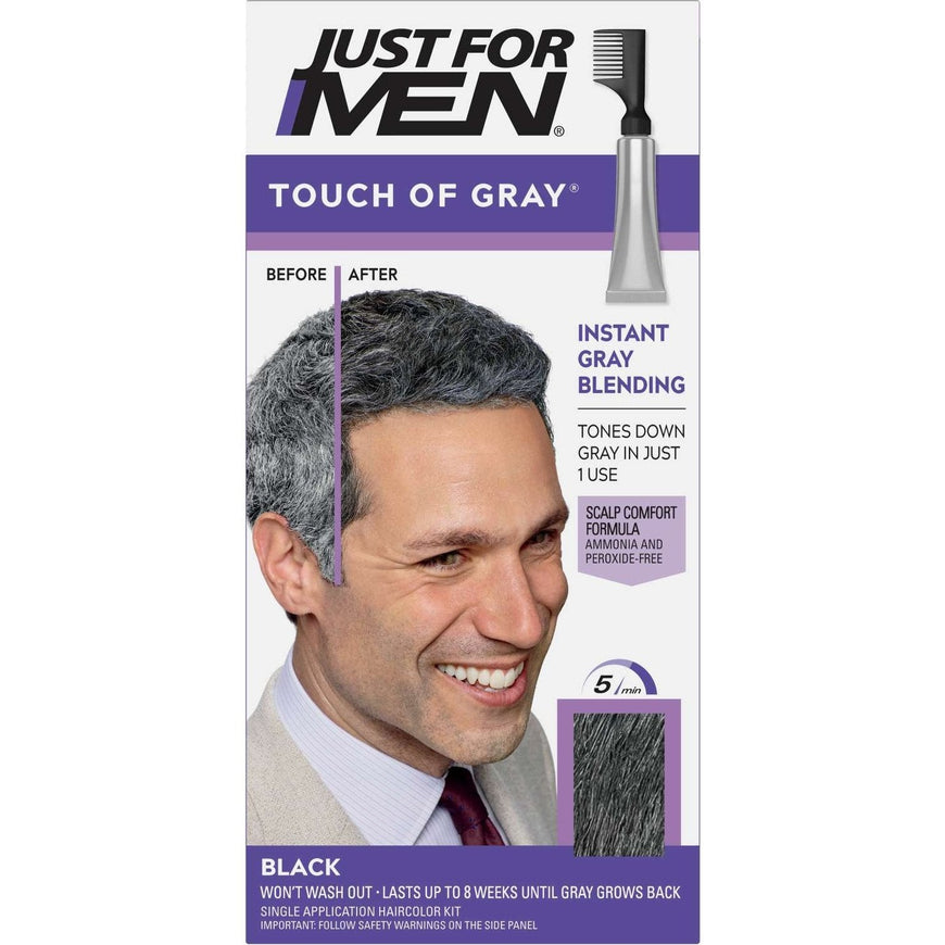 Just For Men Touch Of Gray  Black Just For Men