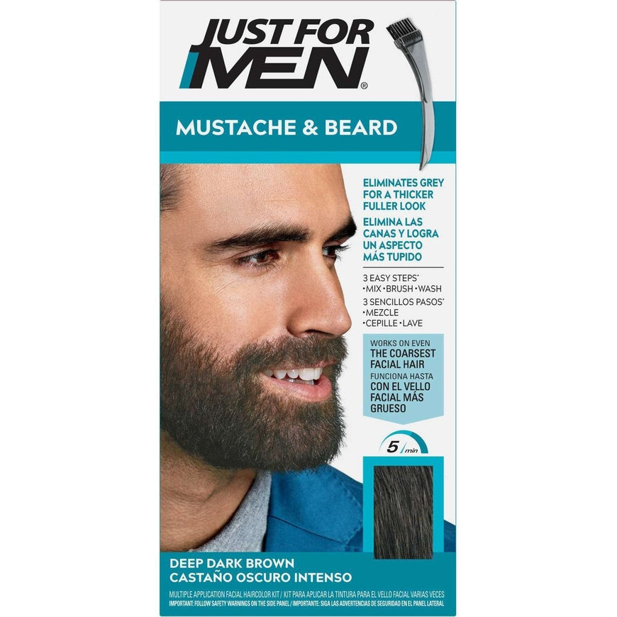 Just For Men Mustache  Beard M-46 Deep Dark Brown Just For Men
