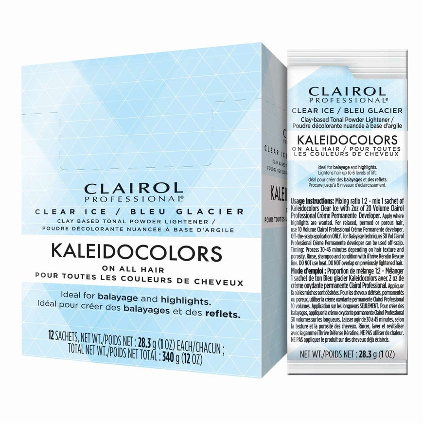 Clairol Professional Clear Ice Tonal Powder Lightner Kaleidocolors On All Hair Kaleidocolors