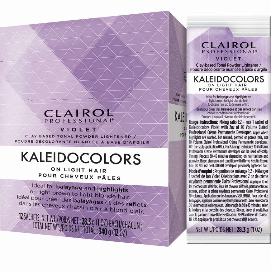 Clairol Professional Violet Tonal Powder Lightner Kaleidocolors On Light Hair Kaleidocolors