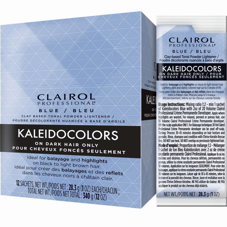 Kaleidocolors Powder Lightener  Blue 12-Piece Display Kaleidocolors