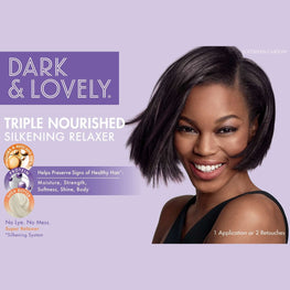 Dark And Lovely Healthy Gloss No-Lye Super Dark Lovely