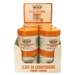 Cantu Shea Butter Leave-In Conditioning Repair Cream 12 Piece Display (2oz) CANTU