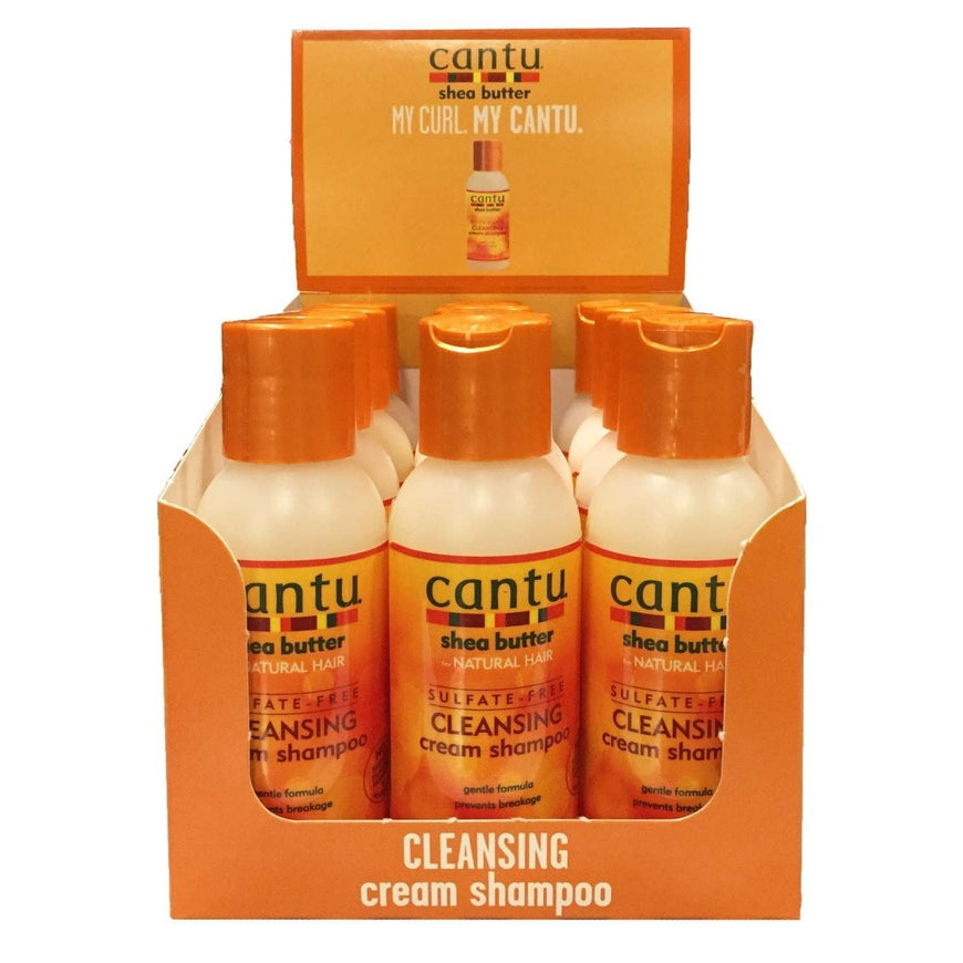 Cantu Shea Butter Natural Hair Shampoo 12 Piece Display (2 oz.) CANTU