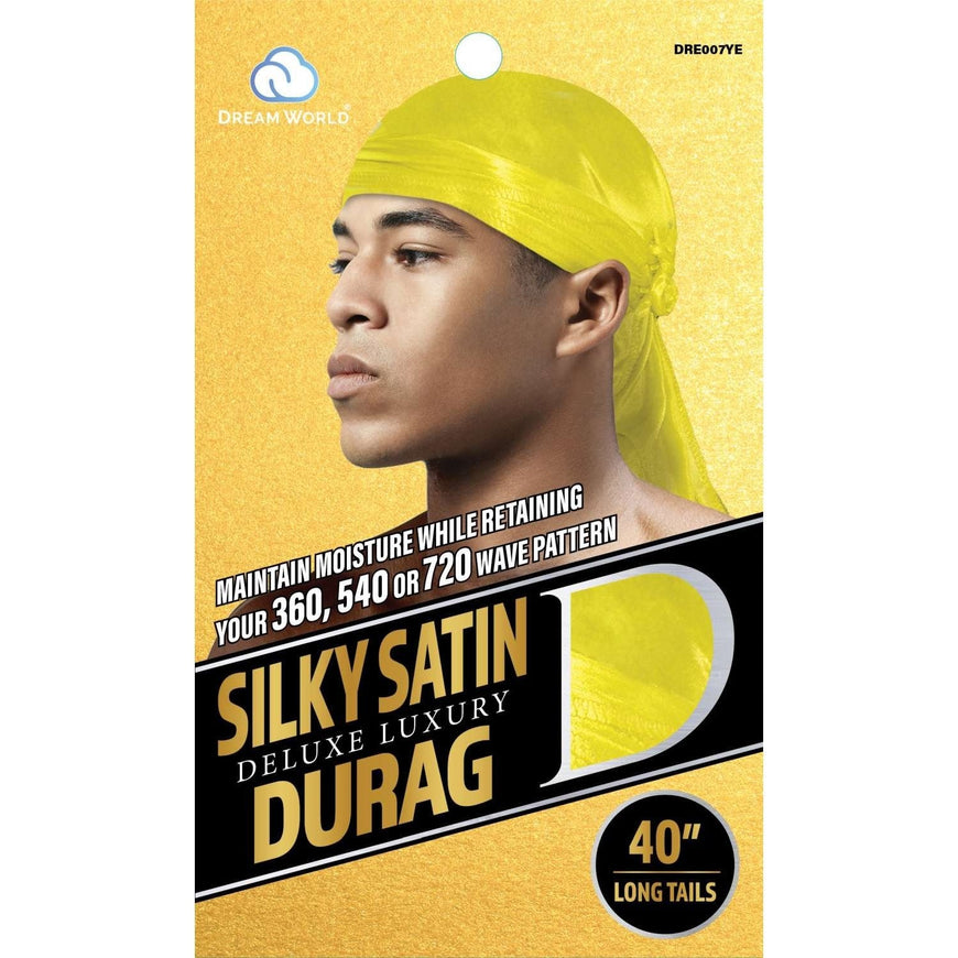 Dream Men Durag Smooththick Yellow DREAM