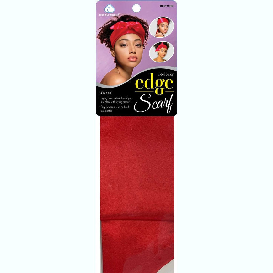 Dream Women Scarf Satin Edge Red DREAM