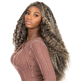 Queen B Goddess Box Braids Wet & Wavy - 22" Queen B