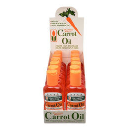 Hollywood Beauty Carrot Oil 2 Oz 12Pc Display Hollywood Beauty