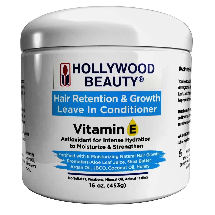 Hollywood Beauty Hair Retention And Growth Leave In Conditioner Vitamin E Hollywood Beauty