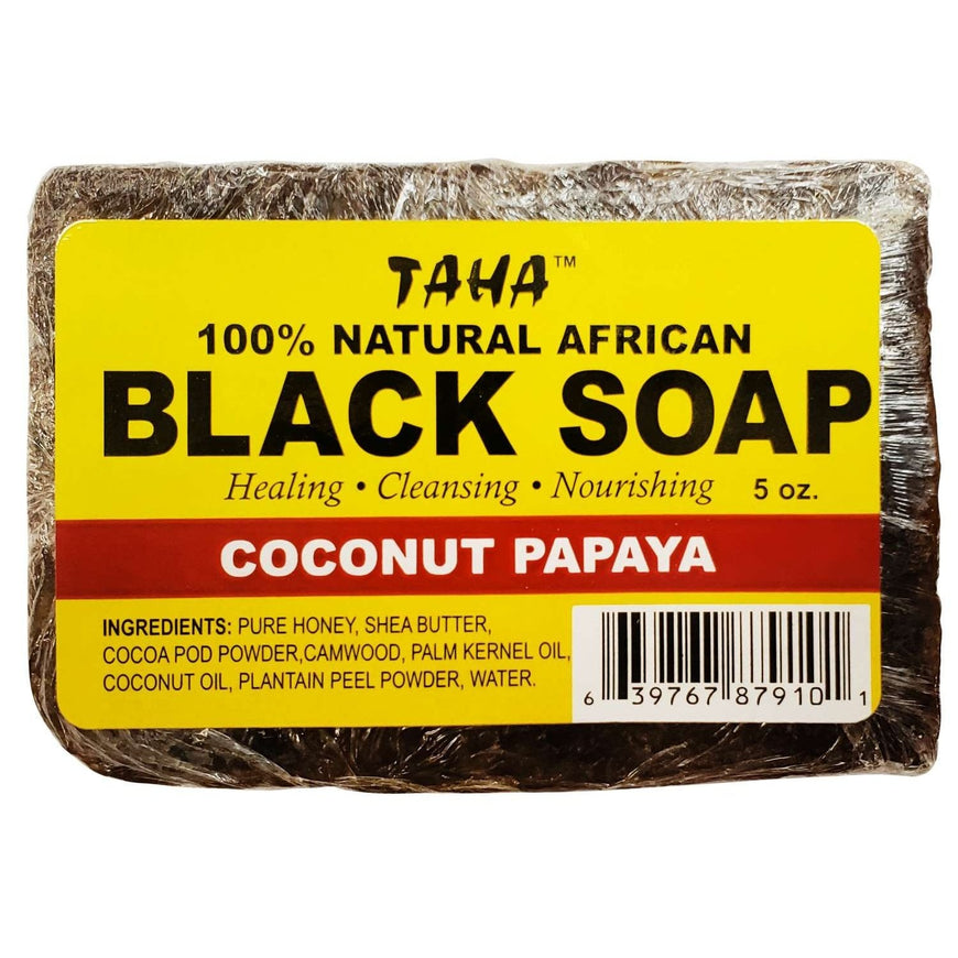 Taha African Blacksoap Coconut Papaya TAHA