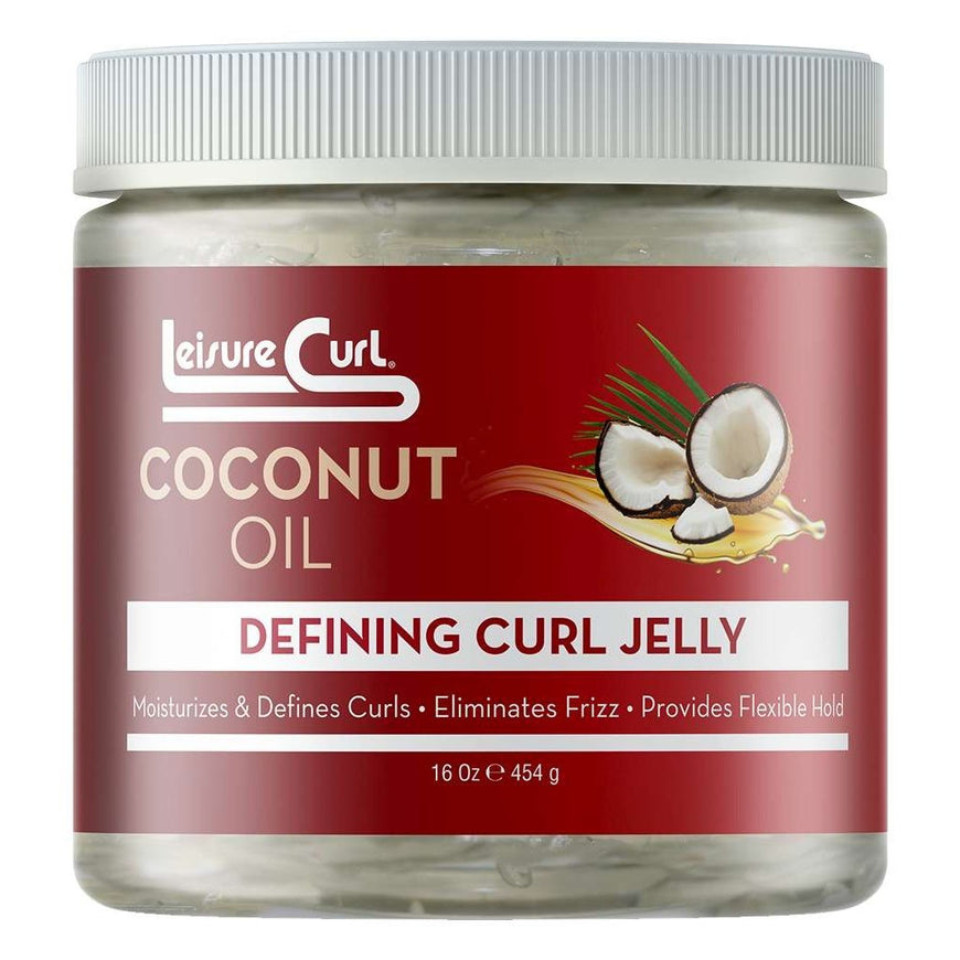Leisure Curl Coconut Oil Defining Curl Jelly Leisure Curl